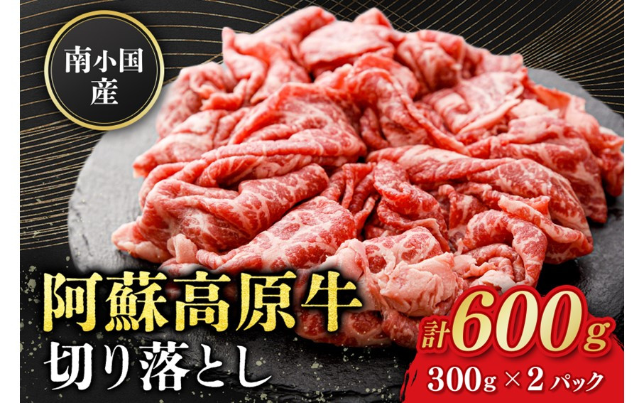 
南小国産 阿蘇高原牛 切り落とし 600g 贅沢 牛 牛肉 国産牛 薄切り すき焼き しゃぶしゃぶ 焼肉 熊本県産 国産 贈答用 ギフト 熊本 阿蘇 南小国町 送料無料
