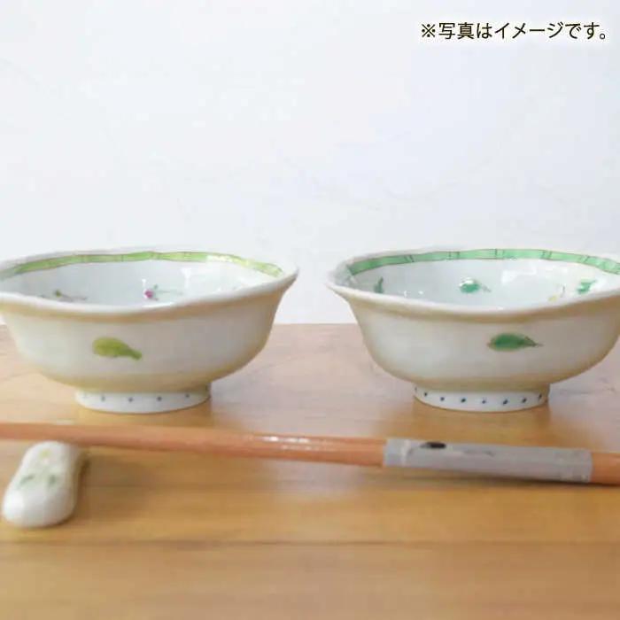 【波佐見焼】小花紋 三角深鉢 2点セット【藍水】[GB53]
