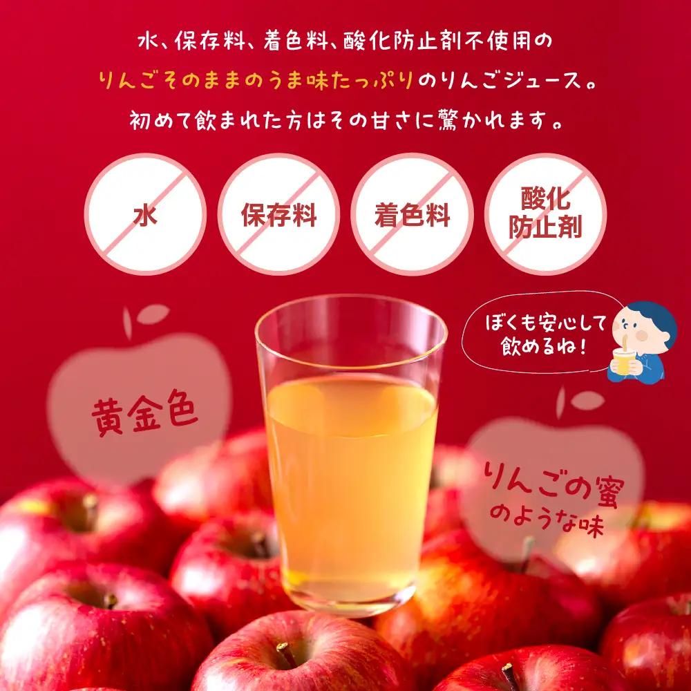 ジュース 手絞り りんごジュース 1L 3本 セット ジュース