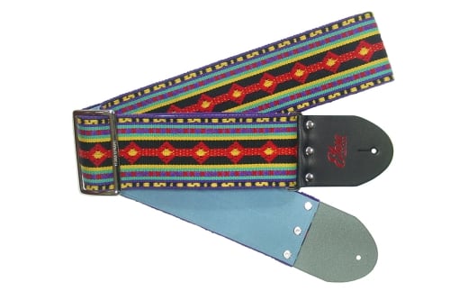 【ギターストラップ】 Elara Straps Millau 3 Lava 郡上市 レザー 真鍮バックル ウルトラスエード プロ仕様 エレキ アコギ ベース Ksound 小林楽器店