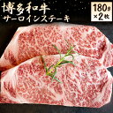 【ふるさと納税】焼肉の龍園 博多和牛 サーロインステーキ 合計360g 180g×2枚 黒毛和牛 国産牛 牛肉 お肉 ステーキ 国産 冷凍 九州 福岡県 送料無料