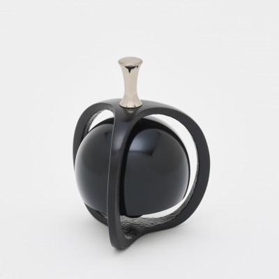 ふるさと納税 高岡市 【高岡銅器】みつわりん　黒