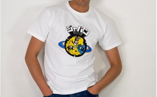 伊賀市 マンホールTシャツ 白【Lサイズ】【jnud0001-3】