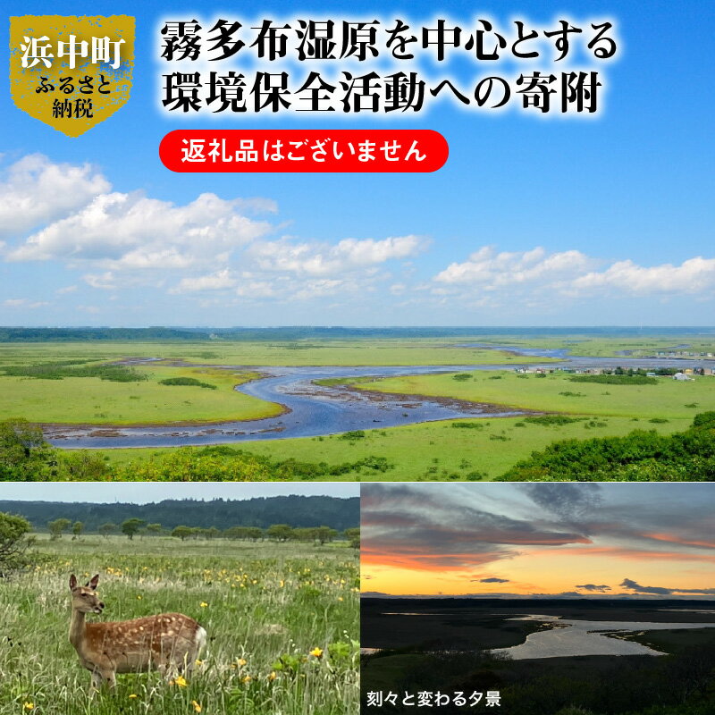 【ふるさと納税】霧多布湿原を中心とする環境保全活動への寄附 1,000円 寄附 支援 寄付のみ 返礼品無し 寄付金 霧多布湿原 国定公園 花の湿原 景観保全 動植物の保全 湿原を再生 環境 保全 活動 調査研究事業 地元 町内 NPO法人 ナショナルトラスト 北海道 浜中町