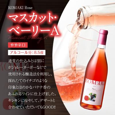 ふるさと納税 小牧市 小牧ワイナリ― 赤・ロゼワイン2本セット(小牧産ぶどう100%使用) [026A11] |  | 02