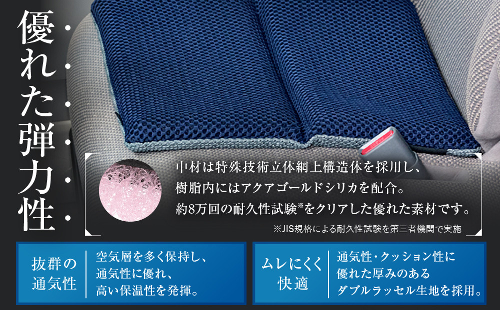 【ファイテン】エアロクレイドル 二つ折りクッション｜京都 クッション 人気ブランド［ 京都 phiten クッション 2つ折り お尻 運転 持ち運び 屋外 ベンチ 屋内 室内 長時間運転 デスクワーク