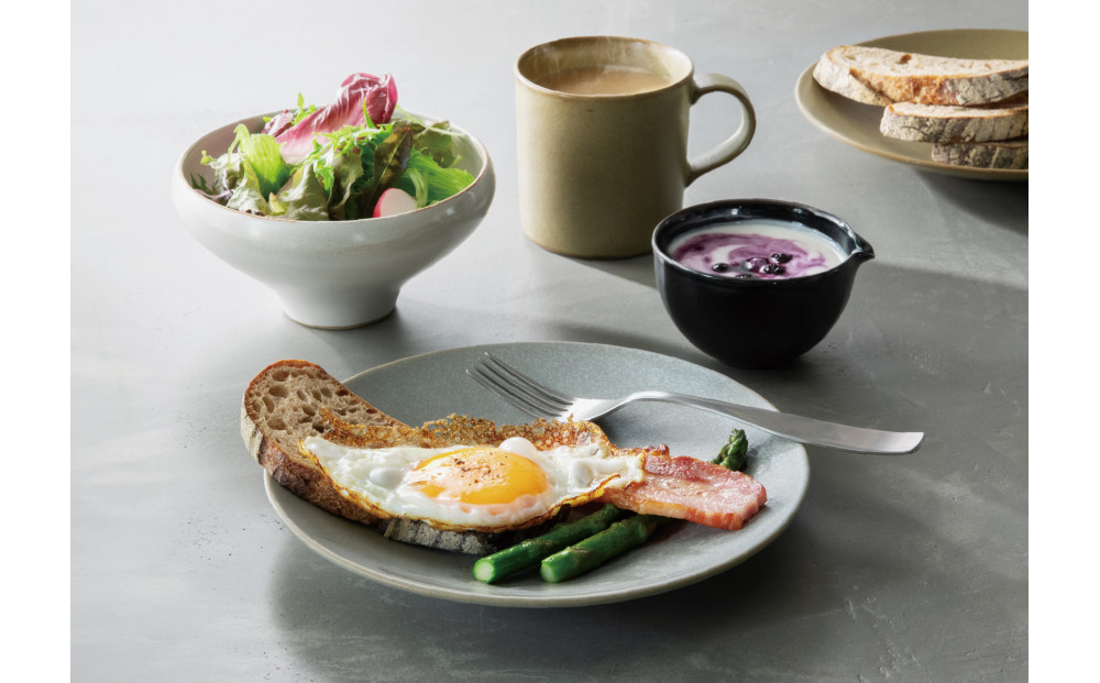 Tableware Flat Plateペアセット24cm 鶯