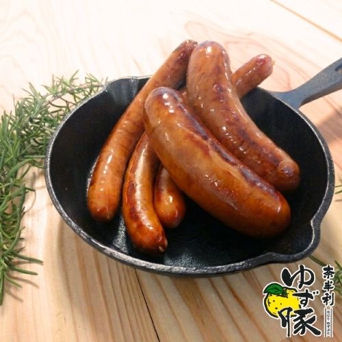 【ふるさと納税】奈半利ゆず豚ソーセージ＆フランクフルト 国産 国産豚 豚肉 ゆず豚 ブランド豚 ソーセージ フランク BBQ 小分け