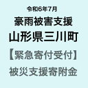 【ふるさと納税】【令和6年7月豪雨被害支援緊急寄附受付】山形県三川町災害応援寄附金（返礼品はありません）