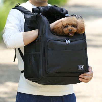 ふるさと納税 忠岡町 PFIキャリーバッグModern　ブラック　ペット防災×アウトドアペットキャリー |  | 01