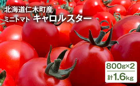 ミニトマトキャロルスター 北海道産 ミニトマト【1.6kg 64〜100粒】