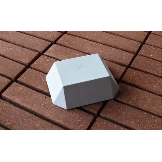 1616/ TY Square Bowl 150 Grey 2個セット 有田焼 器 皿 ボウル グレー A18-56_イメージ4