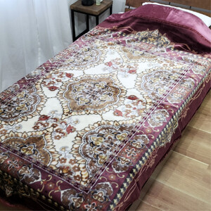 【シングルサイズ】吸湿発熱シルキータッチ2枚合わせ毛布 ピンク1枚 YO-4800-PI