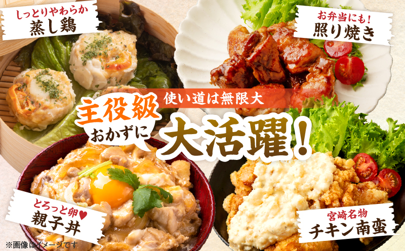 数量限定 宮崎県産 若鶏むね肉 切身 250g×12袋 計3kg 小分け 便利 冷凍 国産 真空パック カット済 簡単調理 サラダチキン 蒸し鶏 炒め物 高たんぱく 低カロリー おかず お弁当 おつま