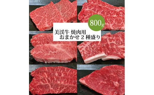 
美渓牛 焼肉 おまかせ2種 800g
