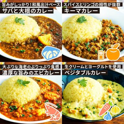 ふるさと納税 名古屋市 コーノスパイス スパイスカレー5種セット チキン サバと大根 キーマ エビ ベジタブル 各200g |  | 02