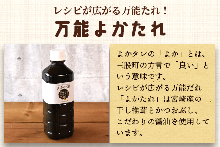 ＜野菜が食べたくなるドレッシング2種類と万能「よかたれ」セット＞玉ねぎ(200ml)、人参(200ml)、宮崎産こだわりの素材を使用した醤油タレ(500ml)様々なお料理の下味や出汁に！【MI138-