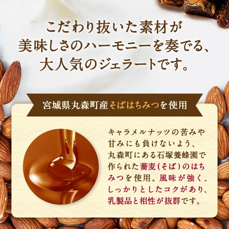 本格イタリアン1Lバットジェラート「はちみつナッツ」 はちみつナッツ 1L カップ約10個 たっぷり 業務用 サイズ 濃厚 贅沢な味わい LA FESTA ラフェスタ アイス アイスクリーム デザート