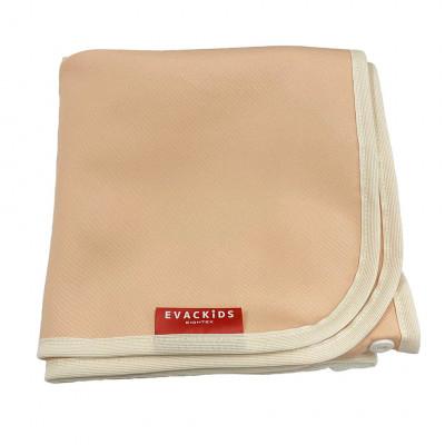 ふるさと納税 小美玉市 EVACKiDS　避難用防炎・防寒おくるみ　サーモンピンク