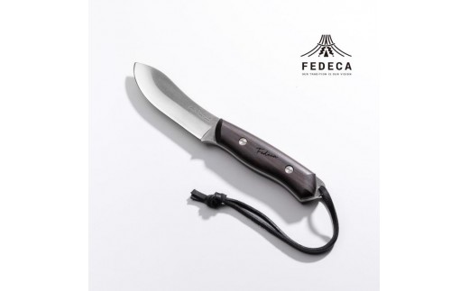 【FEDECA】ブッシュクラフトナイフプレーン黒檀 001230