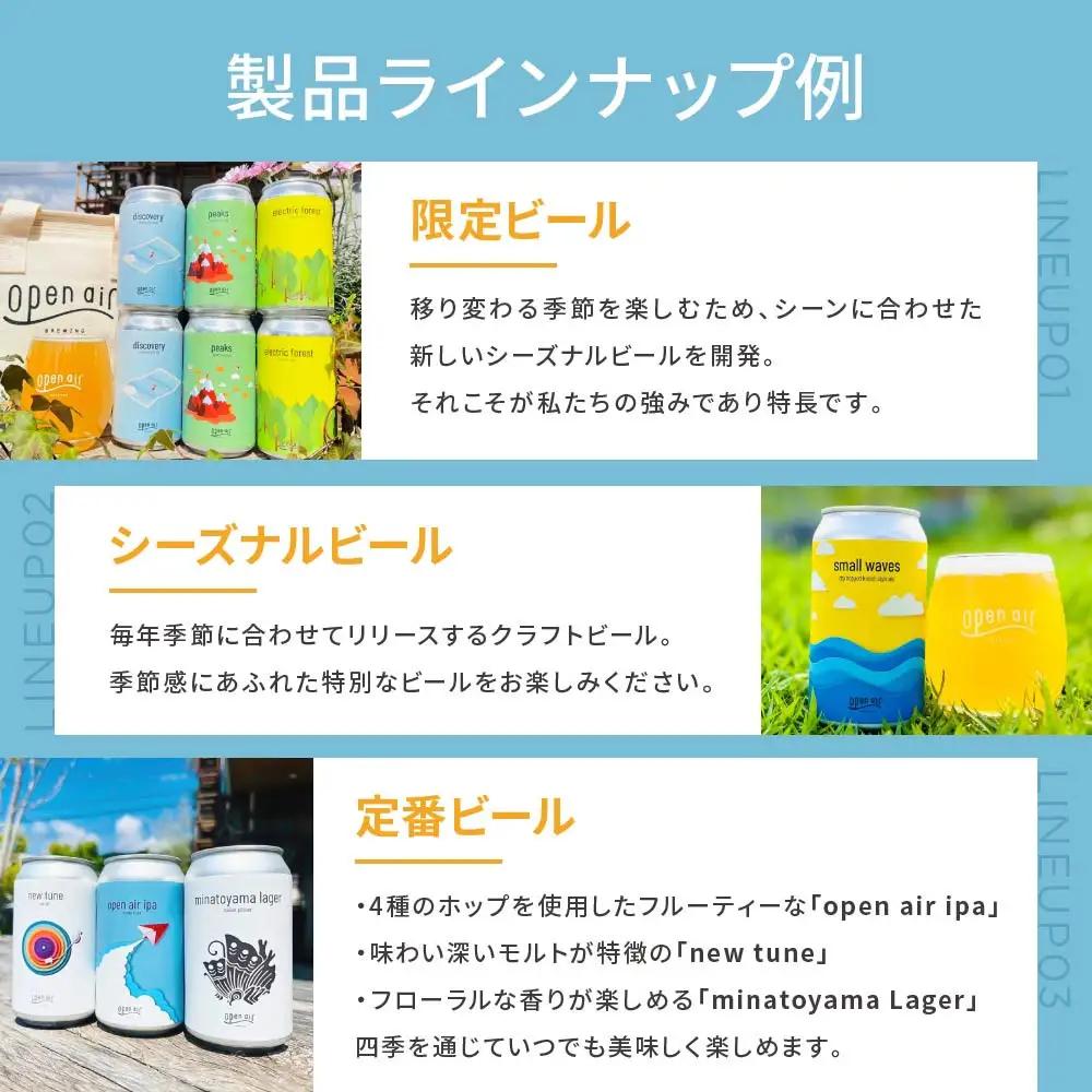 ｏｐｅｎ ａｉｒ クラフトビール おまかせ6本セット
