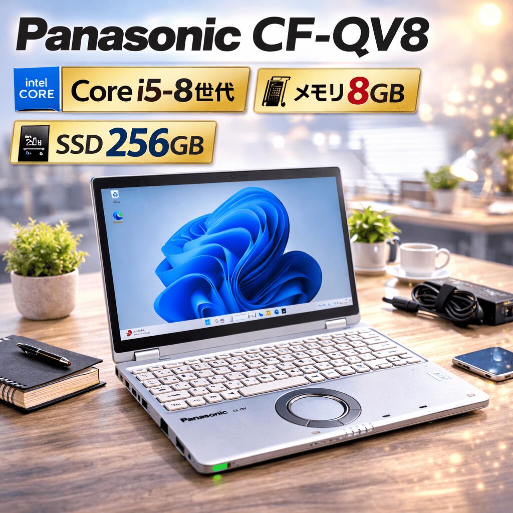 【ふるさと納税】Panasonic CF-QV8｜メモリ8GB / 256GB / ～初期設定済み・すぐ使える再生ノートPC～ 神奈川 秦野