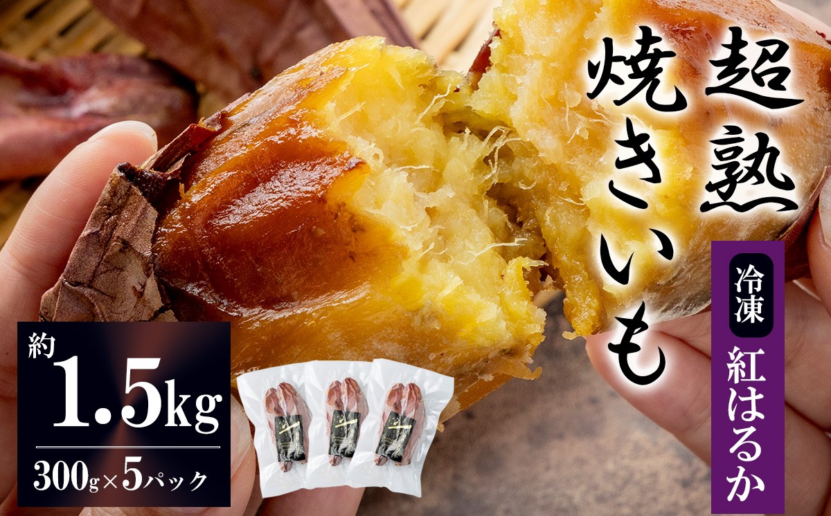 
                  超熟焼きいもギフトBOX 約1500g ( 約300g × 5P ) │ 紅はるか 焼き芋 1.5kg 冷凍 やきいも 焼芋 さつまいも サツマイモ おやつ スイーツ デザート 茨城県 つくば市
                
