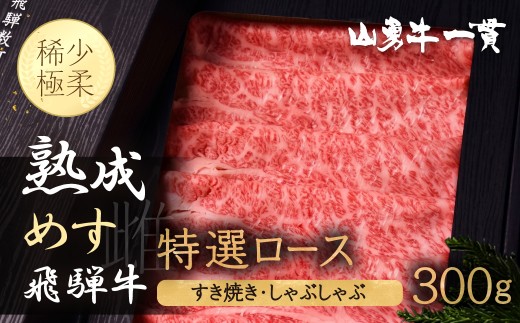 
                  『山勇牛』特選ロース すき焼き・しゃぶしゃぶすき焼き用 300g  A4・A5ランク飛騨牛 和牛 肉 熨斗掛け 飛騨市 すき焼き肉 飛騨牛すき焼き
                