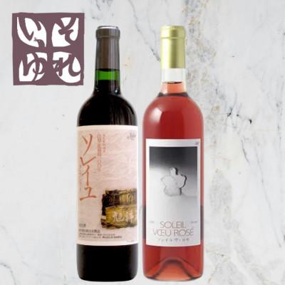 ふるさと納税 山梨市 旭洋酒　ソレイユ・クラシック　赤/ソレイユ　ヴー ロゼ　720ml×2本セット