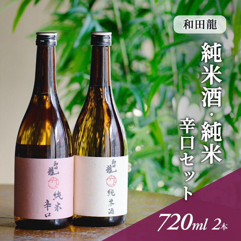 【ふるさと納税】和田龍　純米酒2本セット　地酒 名産 地産 信州上田 ギフト プレゼント 　上田市