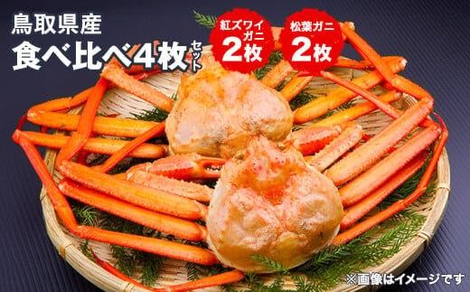 
                  鳥取県産松葉ガニと紅ズワイガニの食べ比べセット※着日指定不可※離島への配送不可 ※2027年2月上旬～3月下旬頃に順次発送予定 ｜ 蟹 かに 松葉ガニ 松葉蟹 紅ズワイガニ ボイル タグ付き 鳥取県産 北栄町 おすすめ 人気
                