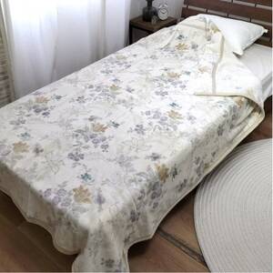 【シングルサイズ】『ほっ』とするやさしい暖かさの綿毛布  SH-36901S【1644239】