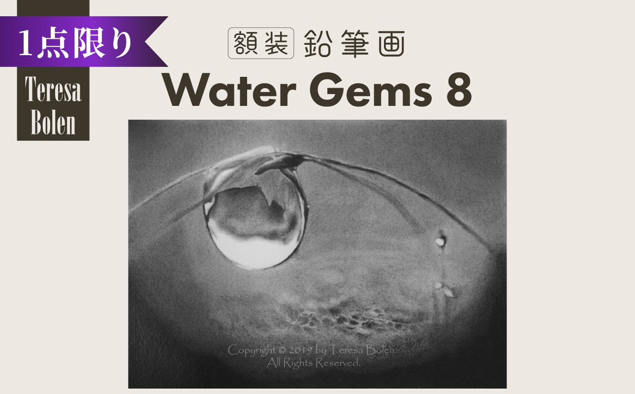 
                  鉛筆画 Water Gems 8 ふるさと納税 鉛筆画 手描き 世界に一つ Water Gems アメリカン・アート・アワード国際公募展 マスターピース賞 プレゼント インテリア アート 美術 木津川市 【104-05】
                