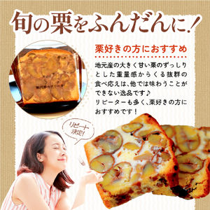 【秋頃から発送】ごろごろ須木栗の贅沢テリーヌ（8個入り） マロン 栗 スイーツ テリーヌ