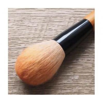ふるさと納税 熊野町 熊野化粧筆　柿渋染め 熊野筆5P(パウダー・チーク・アイシャドウ大・アイシャドウ小・アイライナー) |  | 02