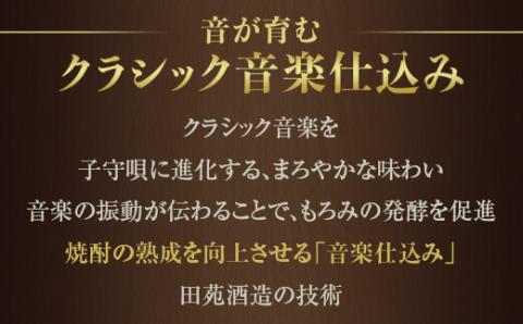 BSR-002 音楽仕込み 麦焼酎 田苑 金ラベル 1800ml×2本 25度 田苑酒造