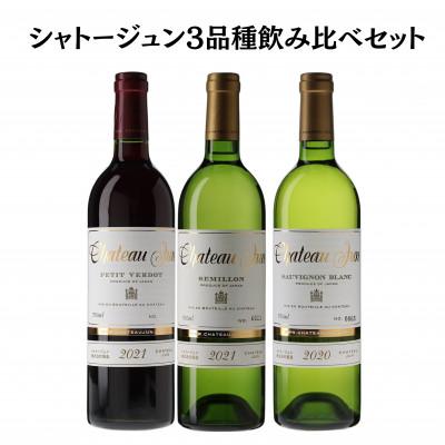 ふるさと納税 甲州市 シャトージュン　3品種飲み比べセット　E-666