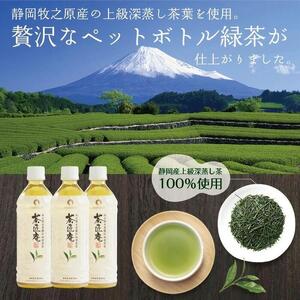 【 緑茶 】 静岡県産 一番茶 「茶匠庵ペットボトル緑茶」500ml×48本 いなば園 緑茶
