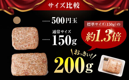 老舗の佐賀牛ハンバーグ 200g×5個 【肉のかわの】 ハンバーグ 惣菜 牛肉 肉 佐賀牛 黒毛和牛[HAS040]