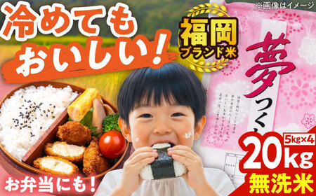【令和7年度産】無洗米 夢つくし 20kg 精米 有限会社ファインリョーコク/吉富町[BGBV019]