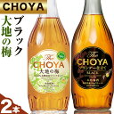 【ふるさと納税】The CHOYA BLACK 700ml The CHOYA 大地の梅 700ml 計2本 セット 飲み比べ 羽曳野商工振興株式会社《30日以内に出荷予定(土日祝除く)》大阪府 羽曳野市 送料無料 梅酒 梅 酒 CHOYA チョーヤ チョーヤ梅酒 お酒 紀州 南高梅 black