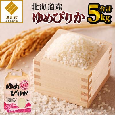 ふるさと納税 滝川市 《令和7年産》ゆめぴりか5kg 特A ブランド米 米 こめ 白米 ご飯 北海道米 北海道 贈答