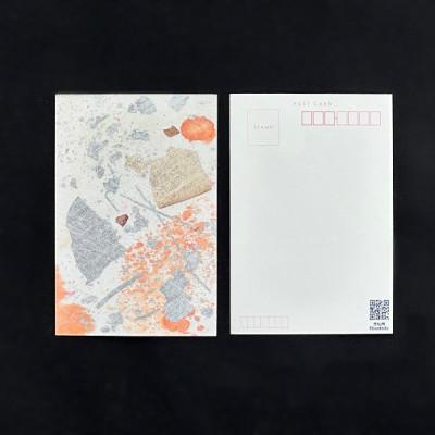 ふるさと納税 中野市 箔ポストカード　5枚選-4 |  | 01