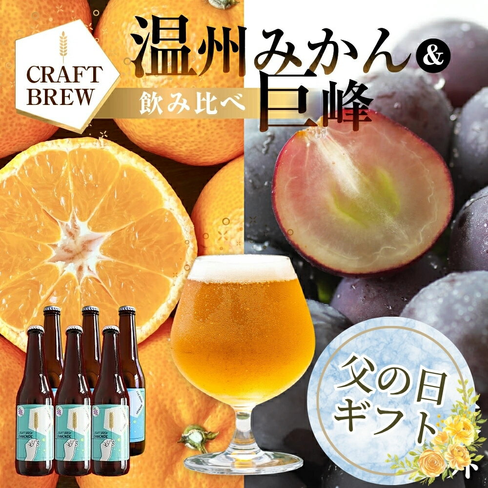 【ふるさと納税】≪父の日お届け≫クラフトビール DAMONDE 2種6本 セット 巨峰 温州みかん ビール お酒 地ビール 地酒 クラフト 麦酒 豊橋市 送料無料