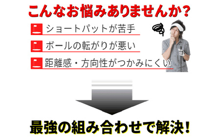 (右打ち用 グリーン)LAROUGE（ラルージュ） PT-02CSパター - 芯に当てやすくオートマチックに振れるパター