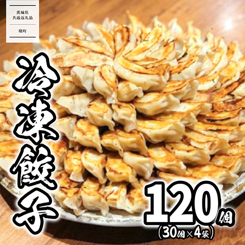 【茨城共通返礼品】<2026年4月発送> ローズポーク使用 道の駅さかい 特製餃子 120個(冷凍) 国産 にんにく ぎょうざ 餃子 ギョーザ 小分け 冷凍餃子 冷凍ギョーザ K1497