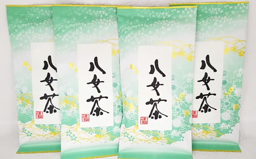 
                  八女上級煎茶 計約400g（約100g×4） 八女茶 緑茶 煎茶 お茶 茶葉 飲料 常温 福岡県 糸田町
                