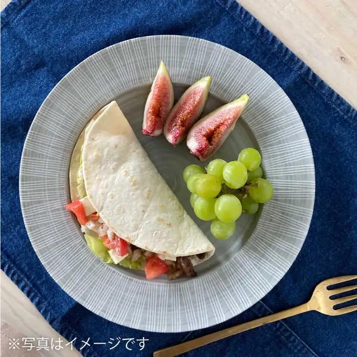 【波佐見焼】Shabby chic style テーブルセット グレー ボウル 大皿 カレー皿 コップ 茶碗 食器 皿 【和山】 [WB113]  波佐見焼