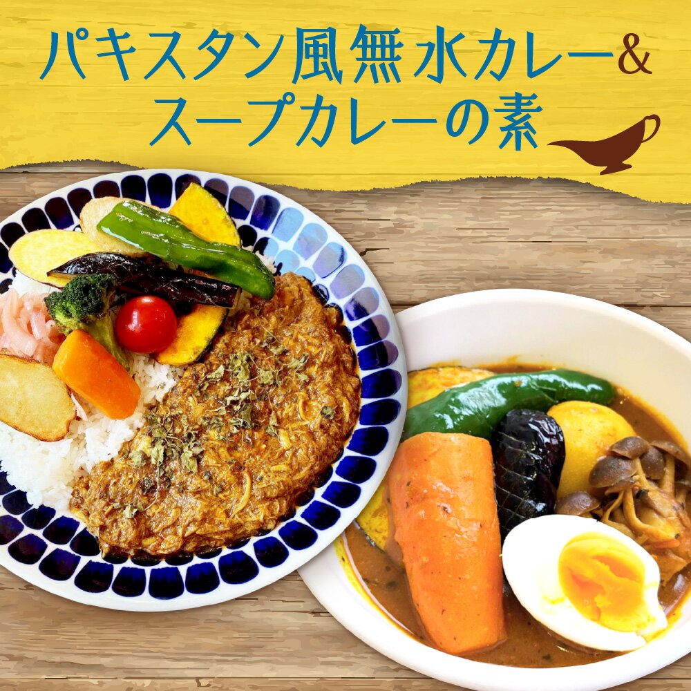 【ふるさと納税】 カレーキット パキスタン風 無水カレー 5人分 スープカレーの素 1袋 セット レシピ付き スープカレー スパイスカレー 自然素材 本格 スパイス カレー 手軽 安心 北海道 札幌市