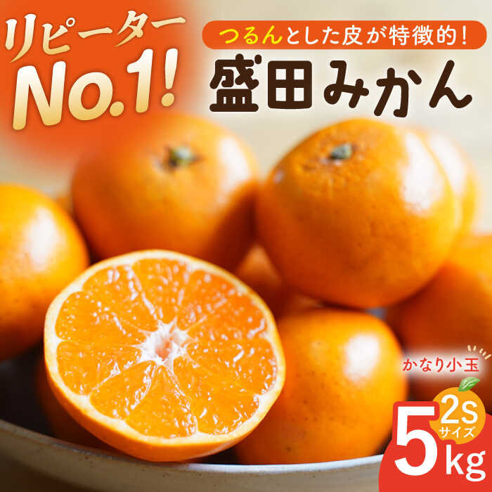 【ふるさと納税】【小玉みかん】盛田みかん 2Sサイズ 約5kg ー2025年12月より発送ー 長与町/山口農園[EBI013] 盛田 みかん 温州みかん 柑橘 フルーツ 果物 季節限定 希少 稀少 長崎県産 長与町 産地直送